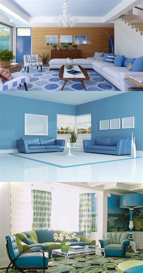 Blue Living Room Decorating Ideas Interior Design