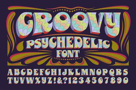 Groovy Fonts • 30 Typefaces For Hippies • Little Gold Pixel In 2020