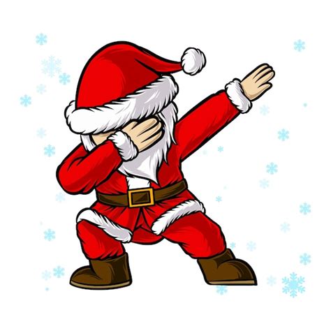 Premium Vector Santa Dabbing Dance