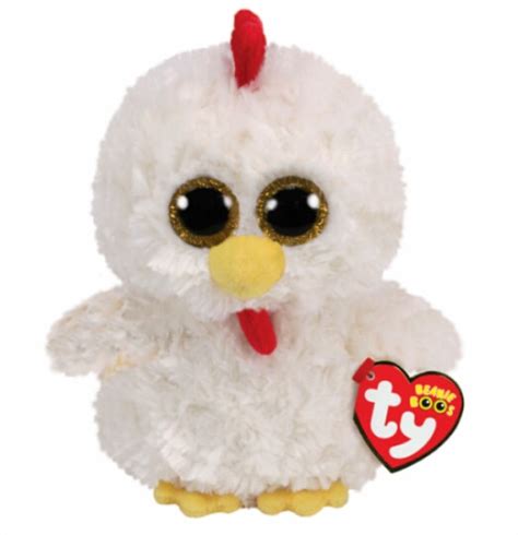 15cm Ty Beanie Boos Original Collection Big Eyes 6 Hennie The Chicken