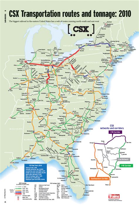 Csx Transportation Routes And Tonnage 2010 Skyscrapercity