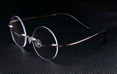 Vintage Rimless Bifocal Reading Glasses Round Flexible Mens Womens Readers Retro Reading Glasses