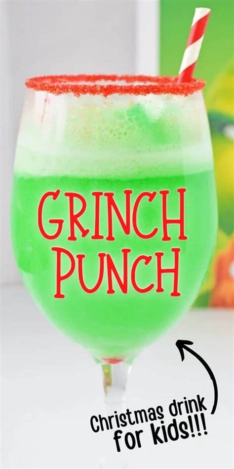 Christmas Grinch Punch Non Alcoholic Recipe