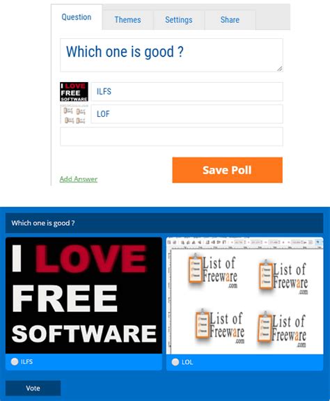 From here you have different options for creating doodle polls. 5 Free Image Polls Creator Websites for Online Voting