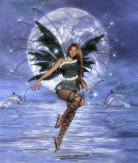 Blue Moon Fairy Moon Fairy Fairy Angel Fairy Wings Mystical Pictures