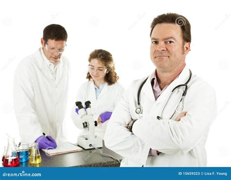 Medical Doctor In Laboratory Stock Image Image Of Healthcare Learn