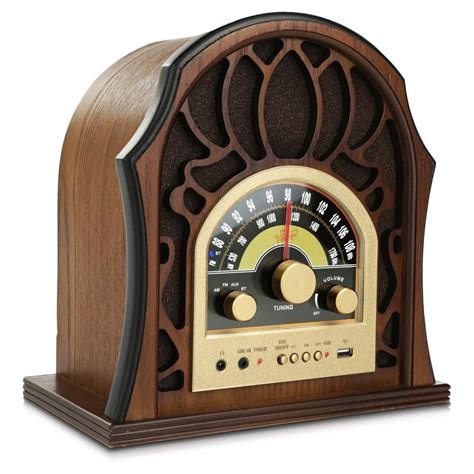 Vintage Bluetooth Radio Retro Am Fm Classic Style Antique Collectors