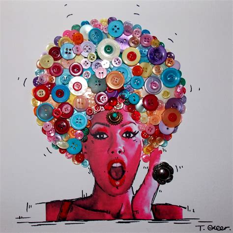Tracy Greer And Her Button Art