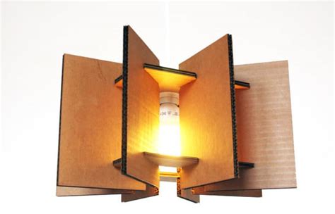 Diy 20 Creative Cardboard Lamp Ideas