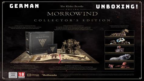 The Elder Scrolls Online Morrowind Collectors Edition Unboxingdigitale