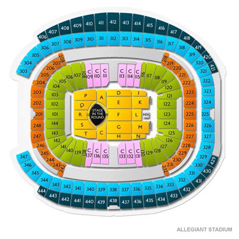 Allegiant Stadium Seating Chart Concert