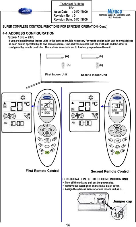 Carrier Remote Control Manual