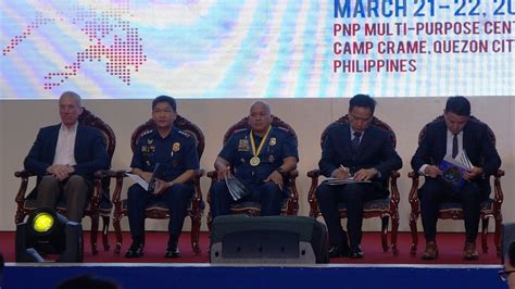 Pnp Chief Ronald Bato Dela Rosa At The National Summit On Cybercrime