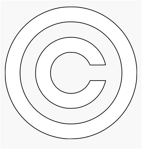 Copyright Symbol Download Transparent Png Image Copyright Sign White