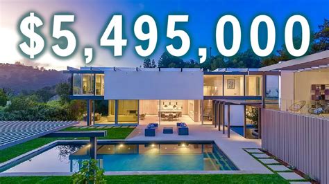 Inside A 5495000 Ultra Modern Mansion In Los Angeles Mansion Tour