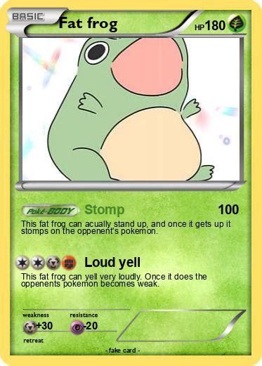Pokémon Fat Frog 8 8 Stomp My Pokemon Card