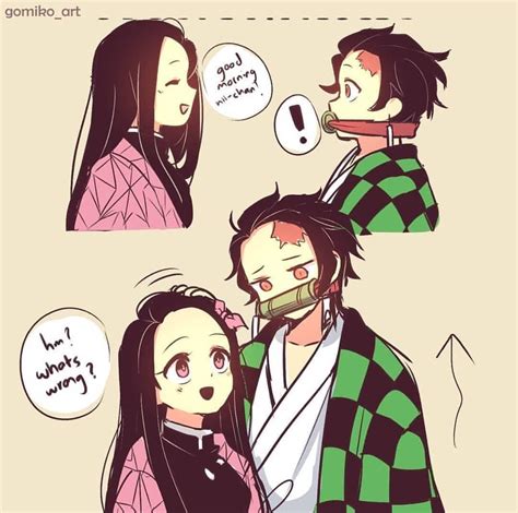 Kimetsu No Yaiba Comics Nezuko And Tanjirou Anime Demon Demon