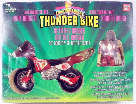 Mighty Morphin Power Rangers Thunder Bike With Yellow Ranger Time