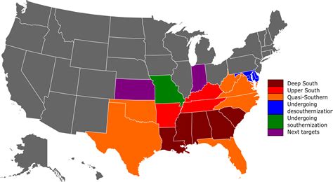 Which States Are Part Of The Deep South