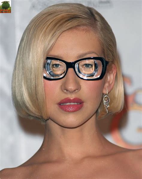 Glasses Stories And Morphs Xtina With Super Strong Glasses