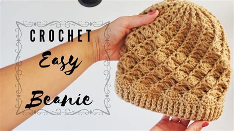 Crochet Easy Beanie Beginner Friendly Youtube
