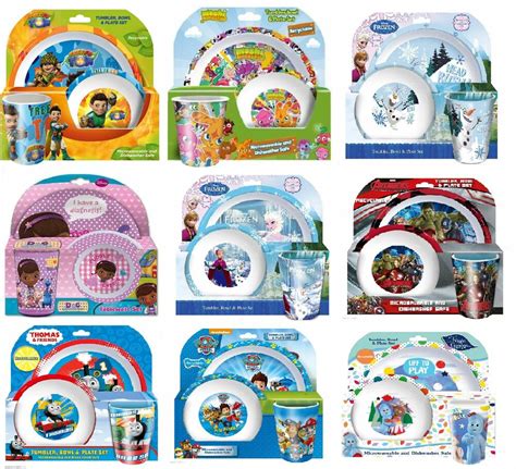 Posted 213 days ago — tommy. CHILDRENS NOVELTY CHARACTER DINNER SETS / 3 PIECE TUMBLER ...