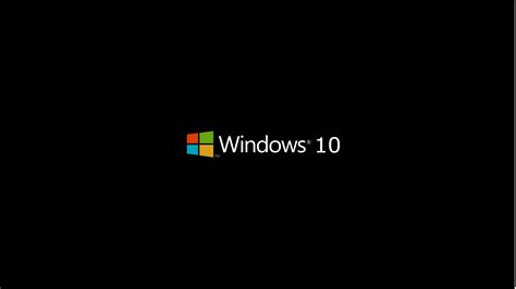 Windows 10 Microsoft Minimalism Simple Logo Operating System