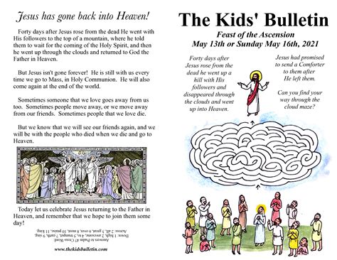 The Ascension The Kids Bulletin