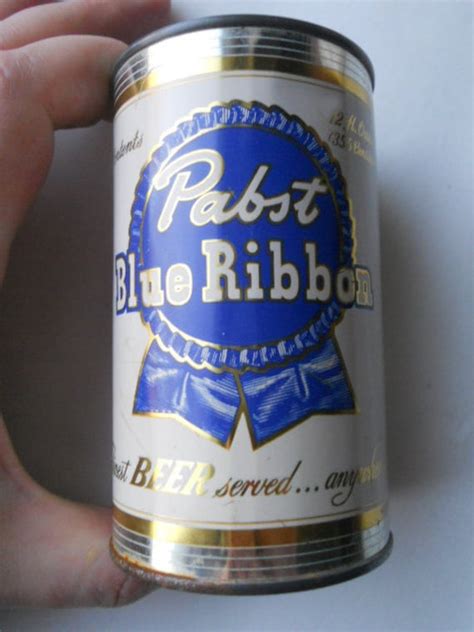 Vintage Pabst Blue Ribbon Mini Beer Can Bank