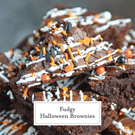 Easy Halloween Brownies Recipe Box Brownie Recipe