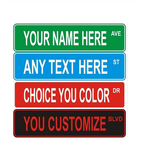 Personalized Street Sign Custom Street Sign Man Cave Sign Etsy