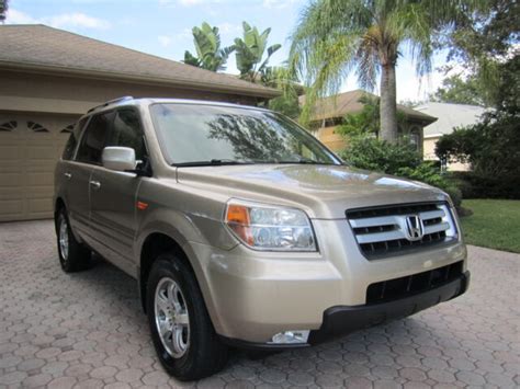 06 Honda Pilot Ex L 2wd Leather 3rd Row And Htd Seats Xm 6disc Fl Owned