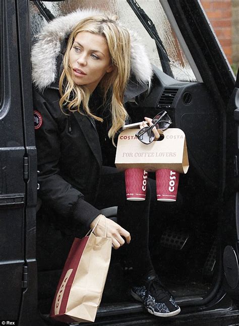 Abbey Clancy Bends Down To Reveal Lacy G String Whilst On The School