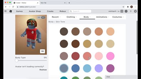 How To Change Skin Tone In Roblox Avatar Youtube