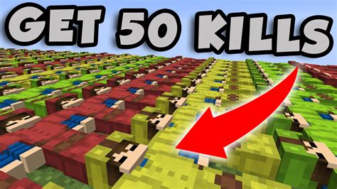 50 Kills Challenge Minecraft Bed Wars Youtube