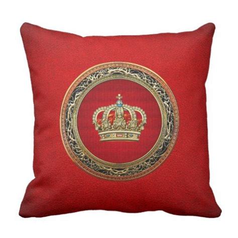 300 Prince Princess King Queen Crown Belggold Throw Pillow