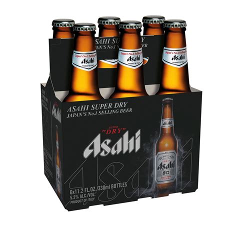 Asahi Super Dry Beer 6 Pk Bottles Shop Beer At H E B