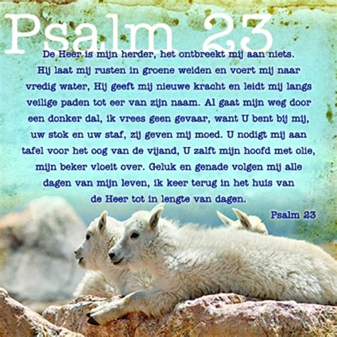 The 23rd psalm is easily the most famous of the psalms and surely one of the most beautiful. Kaart psalm 23 | Lifestyle | Kaarten | Kameel.nl