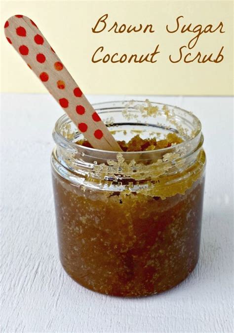 Brown Sugar Coconut Oil Sugar Scrub Sugar Scrub Recipe Coconut Oil