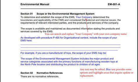 Iso 140012015 Environmental Manual And Procedures Iso 14000 Store