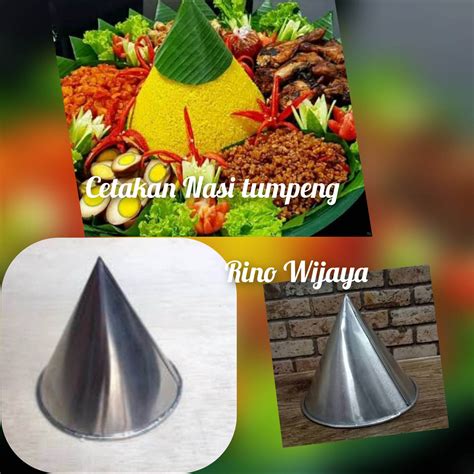 CETAKAN NASI TUMPENG KERUCUT 24CM ALUMUNIUM | Lazada Indonesia