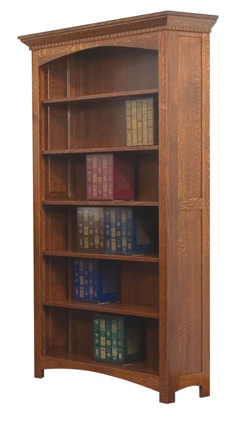 Oakwood Bookcase Amish Solid Wood Bookcases Kvadro Furniture