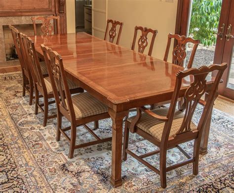 Sold Price Lexington Dining Room Table With 8 Chairs November 6