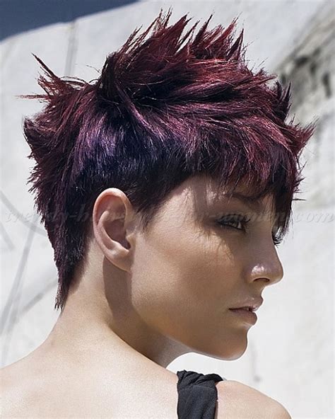 Hairstyles For Short Spiky Hair