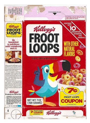 Kellogg S Froot Loops Cereal Box Front By Gregg Koenig Via Flickr My