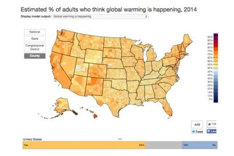 Interactive Map Reveals Americans Climate Change Beliefs