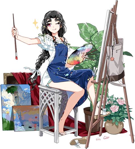 Monet Official Honkai Impact 3 Wiki Character Art Girls Cartoon