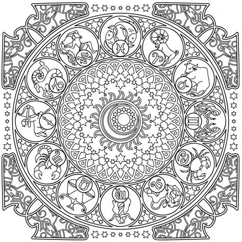 The coloring pages of stars help to expand children's imagination skills as they choose the colors for these stars. Zodiac Coloring Pages - Best Coloring Pages For Kids