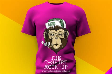 Download موك أب تشرت - FREE 3D T-shirt Mockup