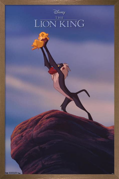 Disney The Lion King 1994 Pride Rock Wall Poster 14725 X 22375